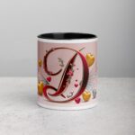 D - Letter Monogram Coffee Mug & Tea Cup