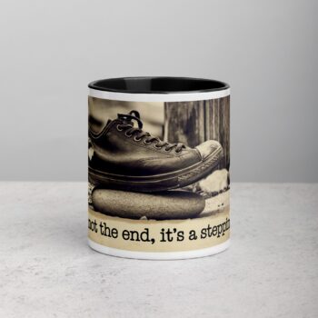 Failure is Not the End, It's a Stepping Stone. Inspirational Mug