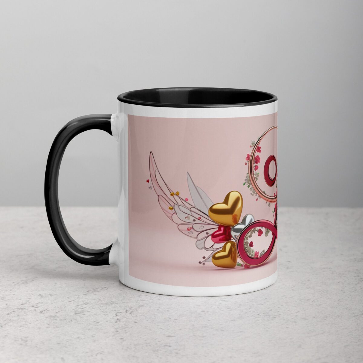 L - Letter Monogram Coffee Mug & Tea Cup - Image 2