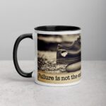 Failure is Not the End, It's a Stepping Stone. Inspirational Mug - Image 2