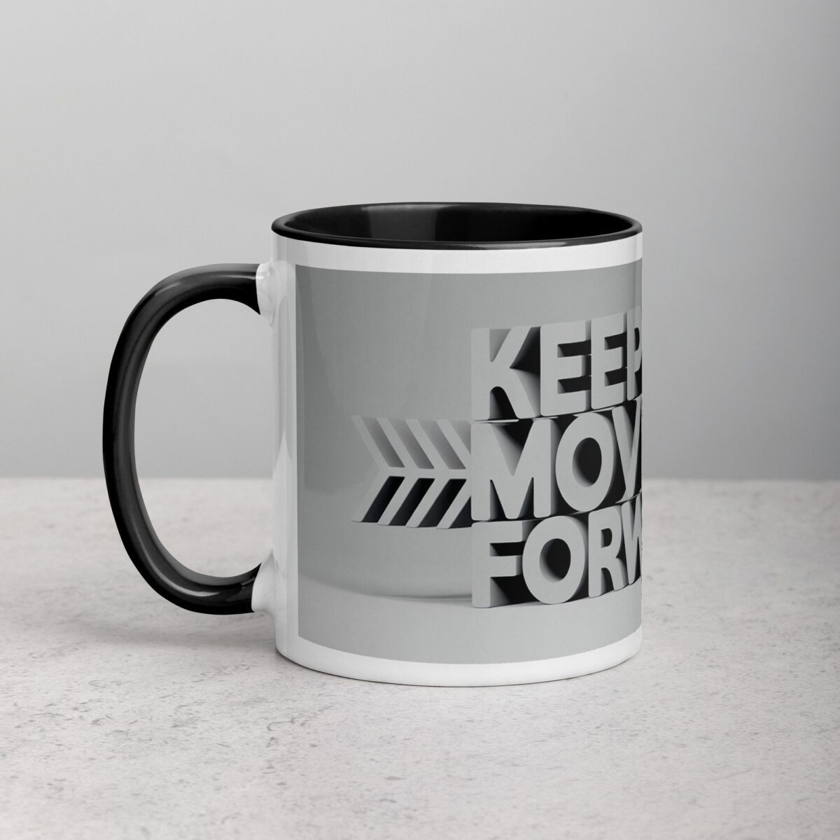 Keep Moving Forward. Inspirational Mug - Image 2