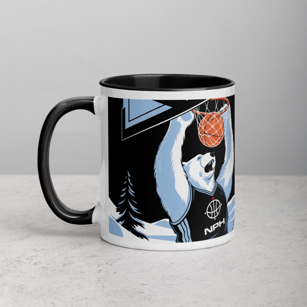 North Pole Hoops Limited Edition Basketball Mug - Image 2