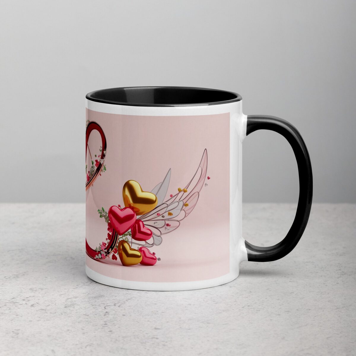 L - Letter Monogram Coffee Mug & Tea Cup - Image 3