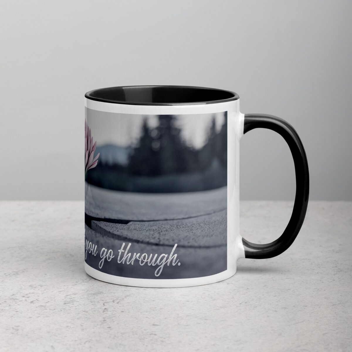 Grow Through What You Go Through. Inspirational Mugs - Image 3
