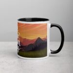 Rise with the Sun, Conquer the Day. Inspirational Mug - Image 3