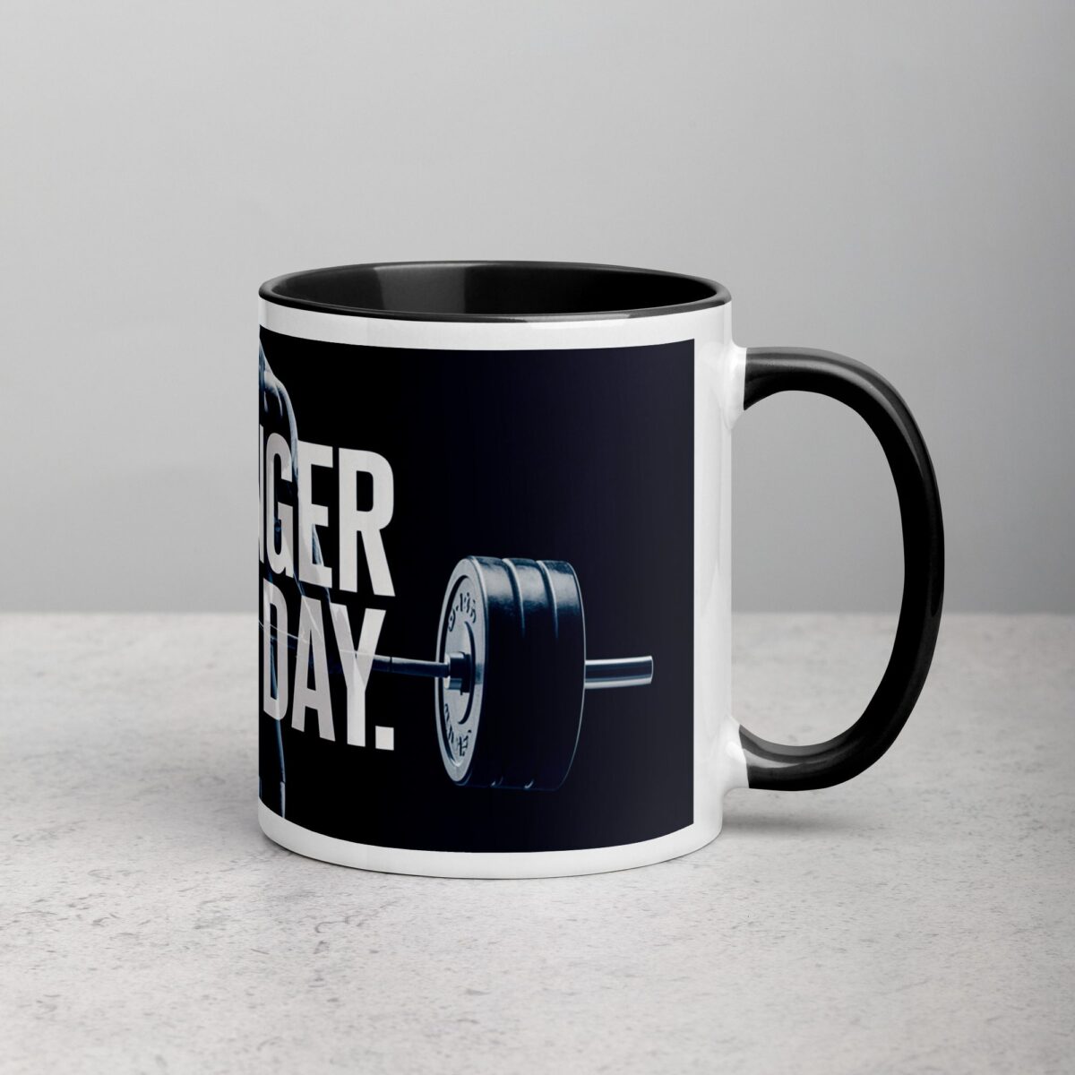 Stronger Every Day. Inspirational Coffee Mug - Image 3