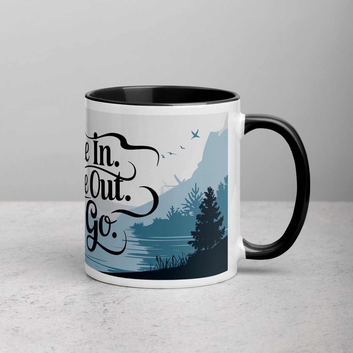 Breathe In. Breathe Out. Let It Go. Inspirational Mugs - Image 3