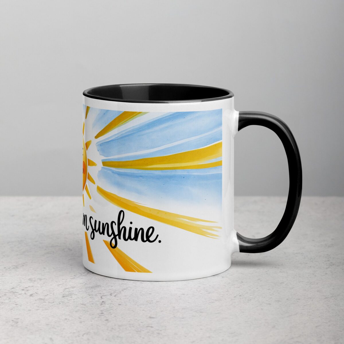 Create Your Own Sunshine. Inspirational Mug - Image 3