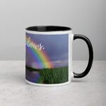 Chase Rainbows. Inspirational Mug - Image 3