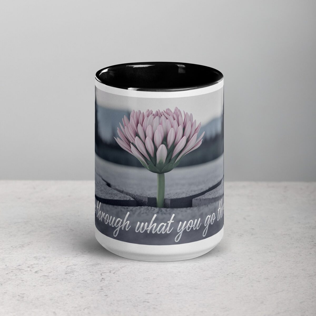 Grow Through What You Go Through. Inspirational Mugs - Image 4