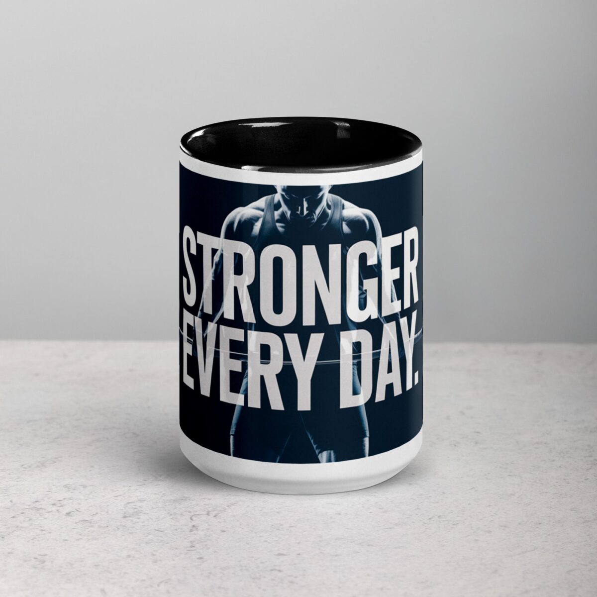 Stronger Every Day. Inspirational Coffee Mug - Image 4
