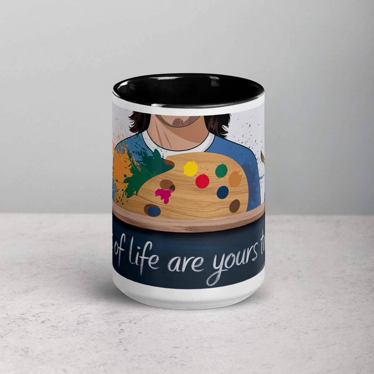 Colors of Life Are Yours to Paint. Inspirational Mugs - Image 4