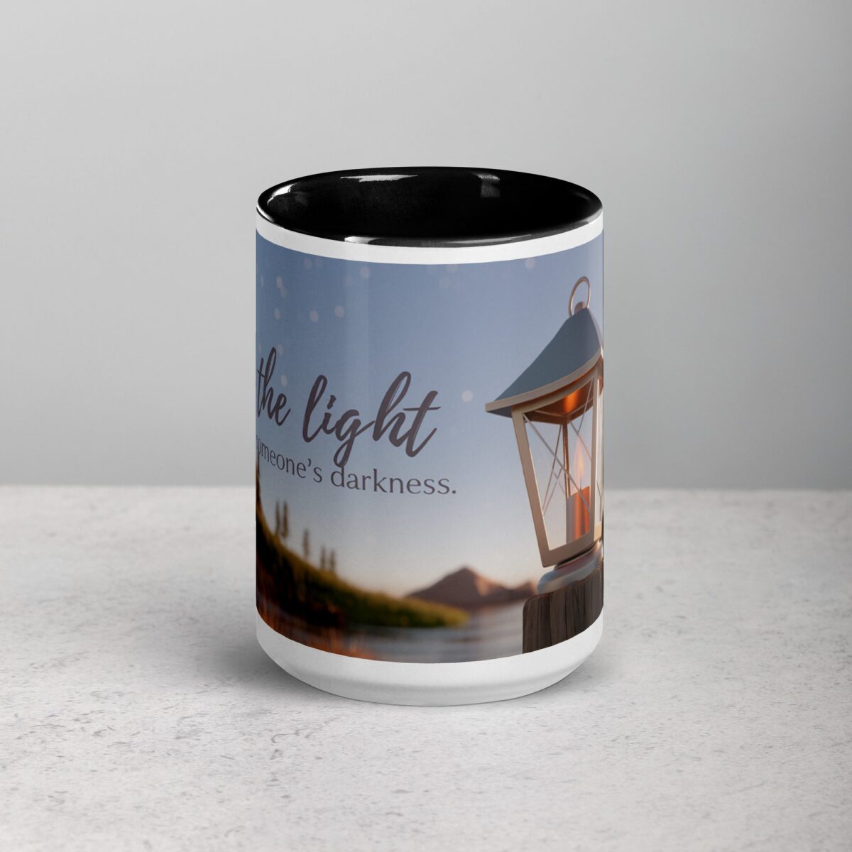 Be the Light in Someone’s Darkness. Inspirational Mug - Image 4
