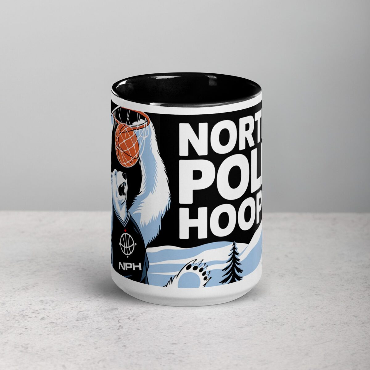 North Pole Hoops Limited Edition Basketball Mug - Image 4