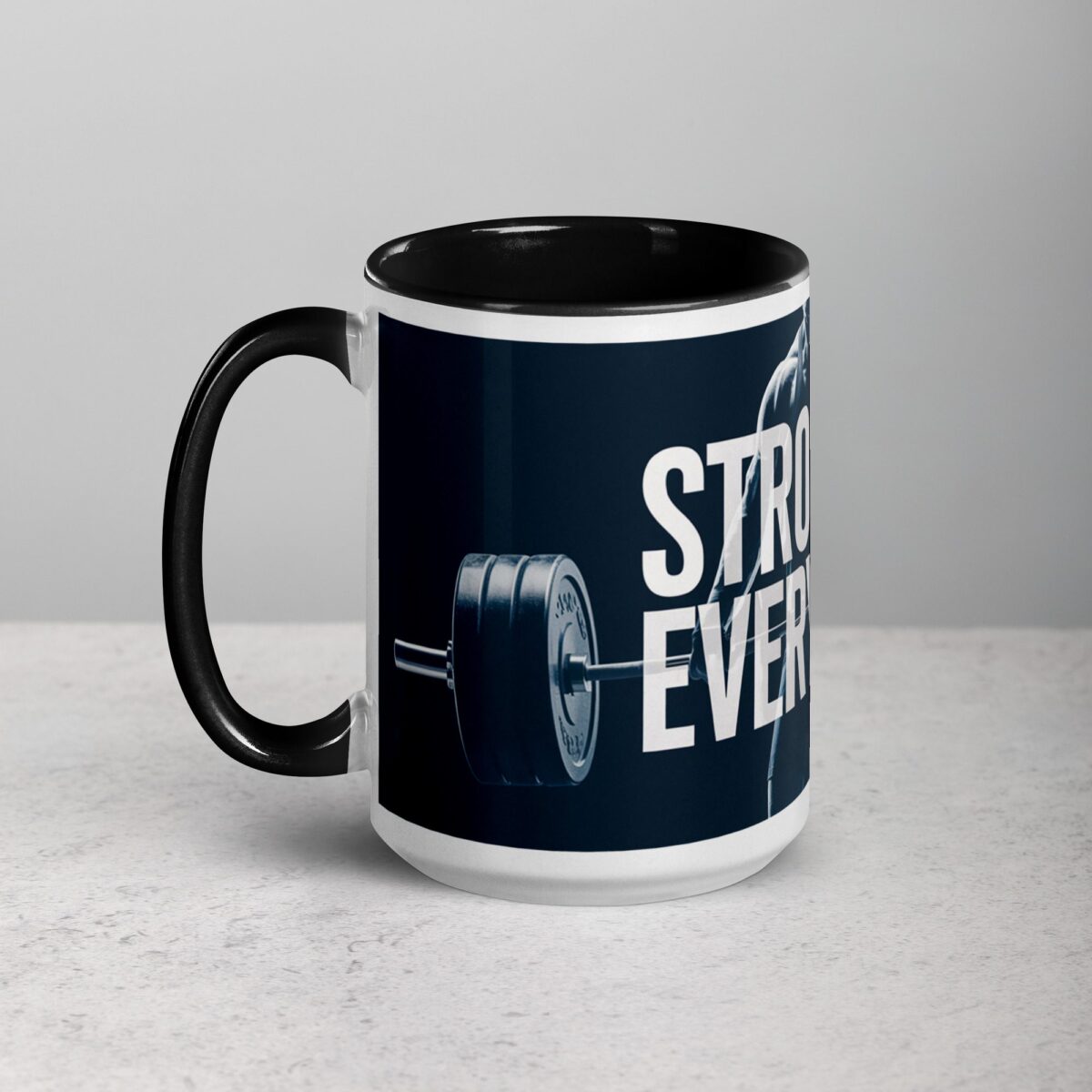 Stronger Every Day. Inspirational Coffee Mug - Image 5