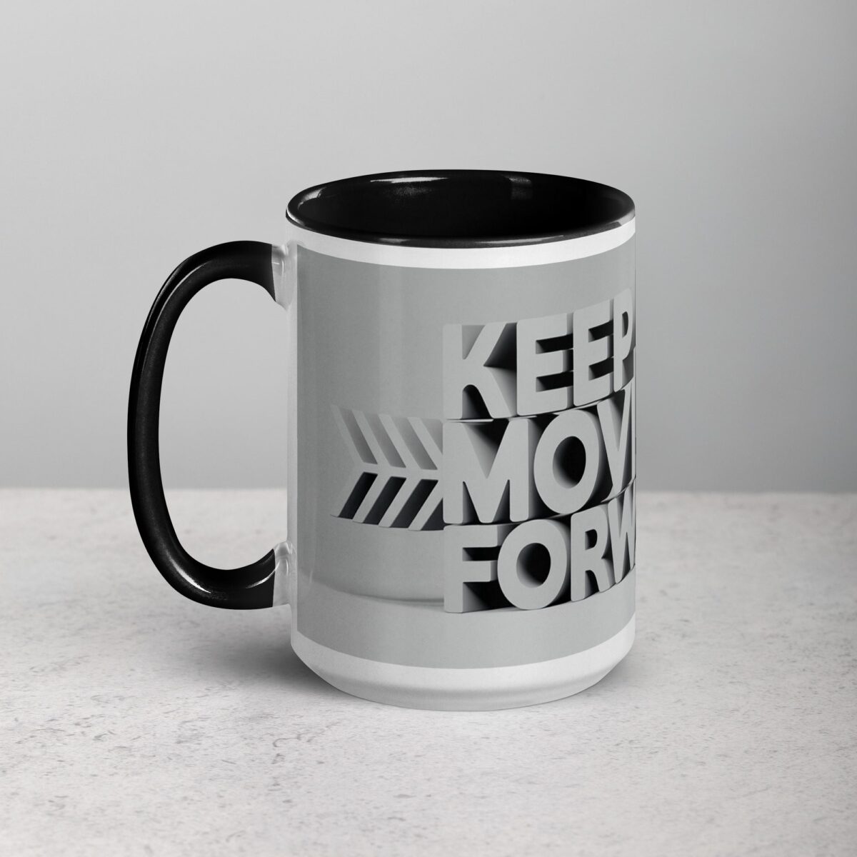 Keep Moving Forward. Inspirational Mug - Image 5