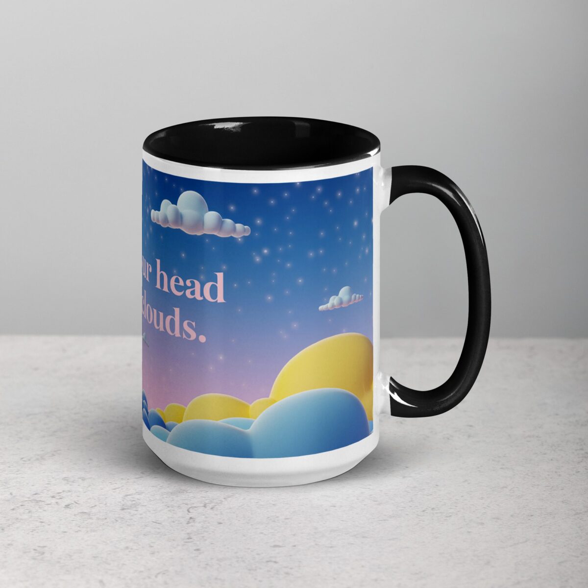 Keep Your Head in the Clouds. Inspirational Mug - Image 6