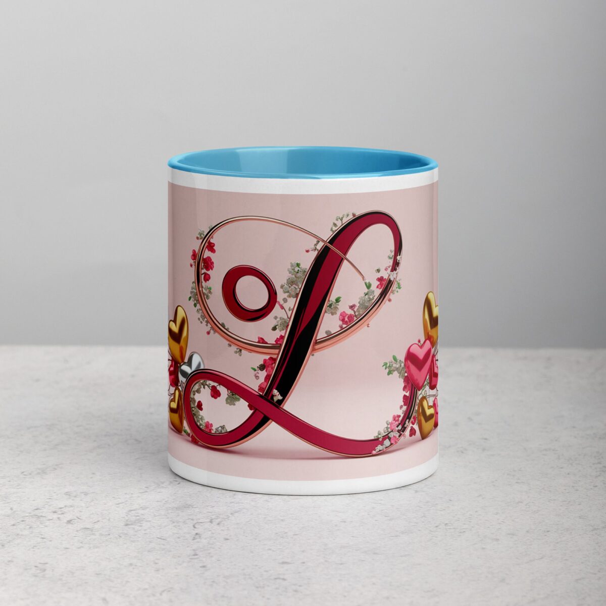 L - Letter Monogram Coffee Mug & Tea Cup - Image 13