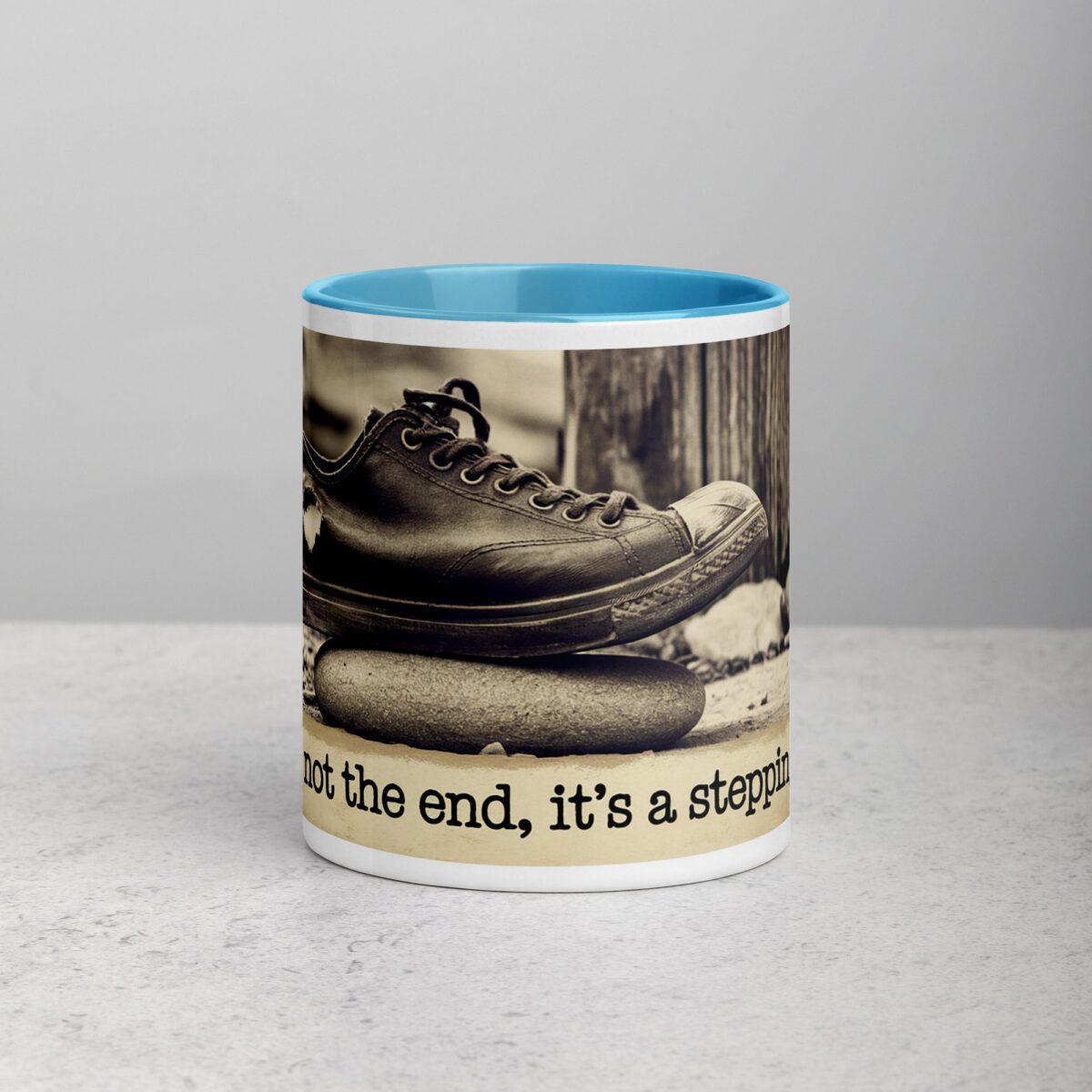 Failure is Not the End, It's a Stepping Stone. Inspirational Mug - Image 13