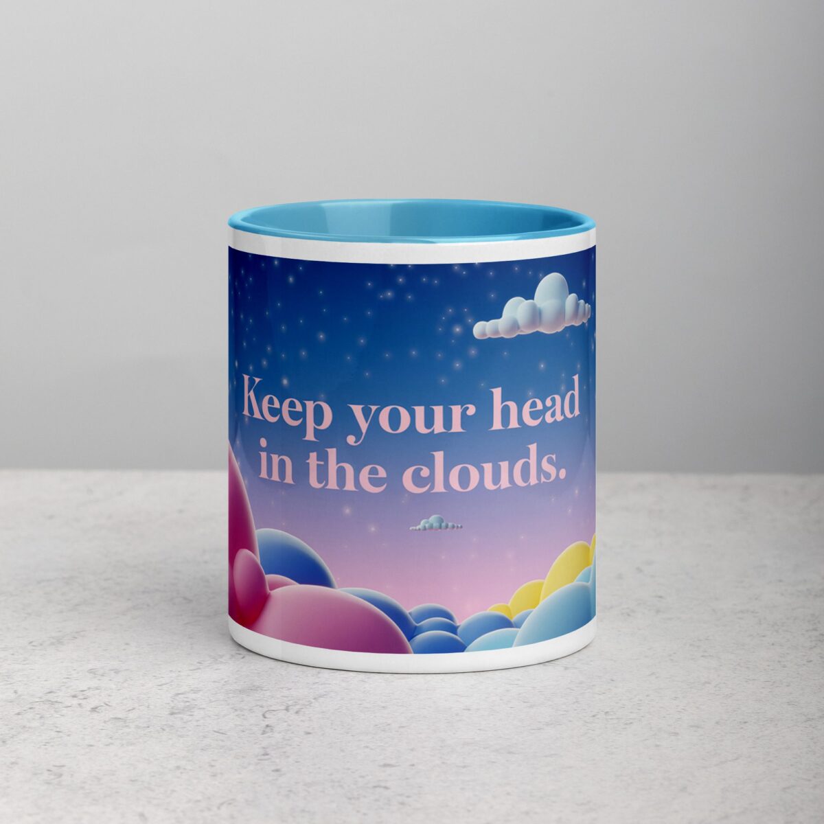 Keep Your Head in the Clouds. Inspirational Mug - Image 13
