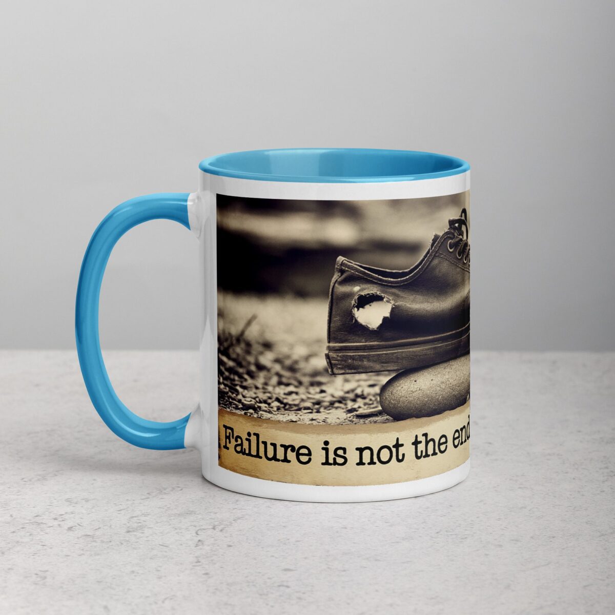 Failure is Not the End, It's a Stepping Stone. Inspirational Mug - Image 14