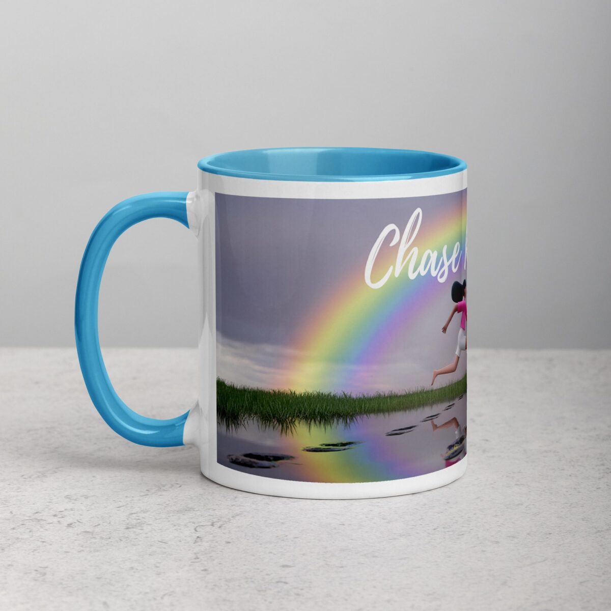Chase Rainbows. Inspirational Mug - Image 14