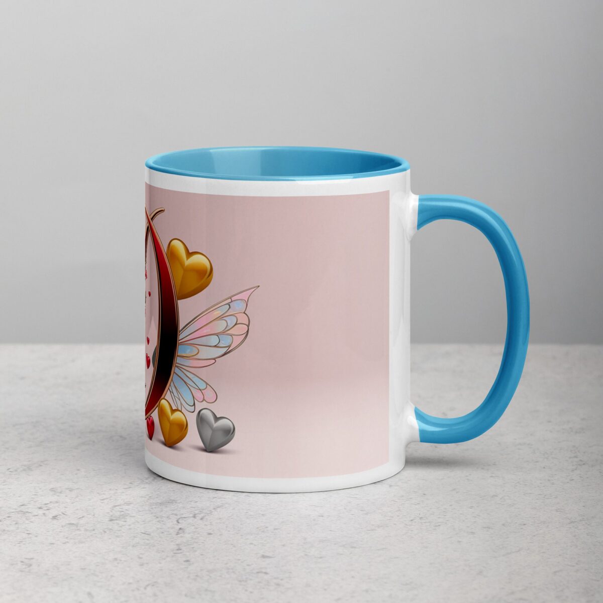 D - Letter Monogram Coffee Mug & Tea Cup - Image 15