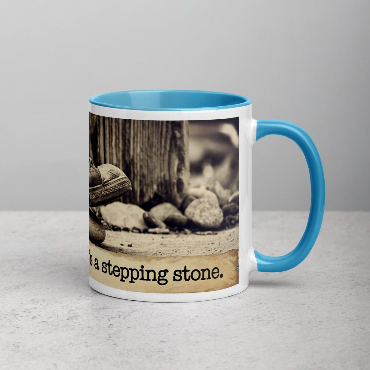 Failure is Not the End, It's a Stepping Stone. Inspirational Mug - Image 15