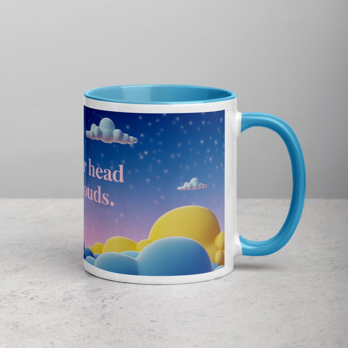 Keep Your Head in the Clouds. Inspirational Mug - Image 15