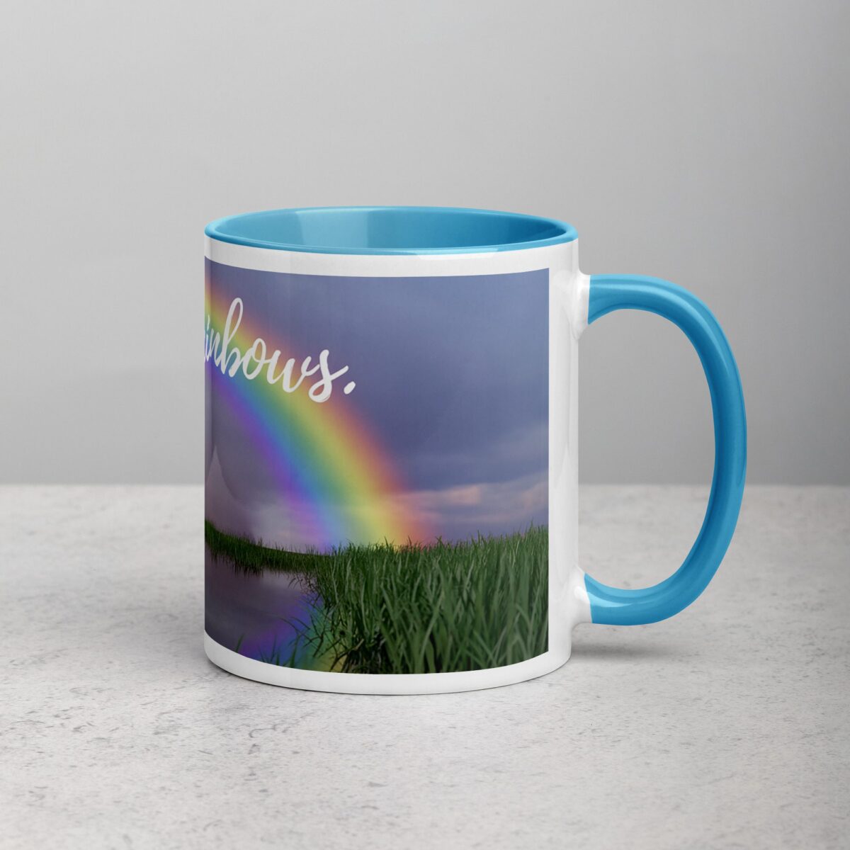 Chase Rainbows. Inspirational Mug - Image 15
