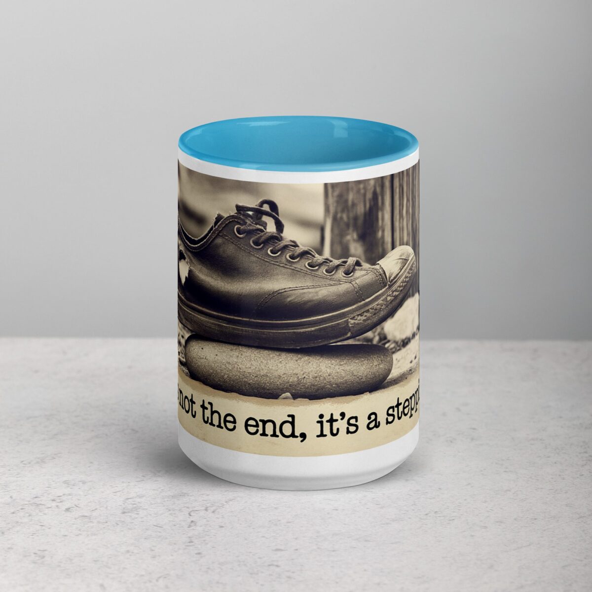 Failure is Not the End, It's a Stepping Stone. Inspirational Mug - Image 16