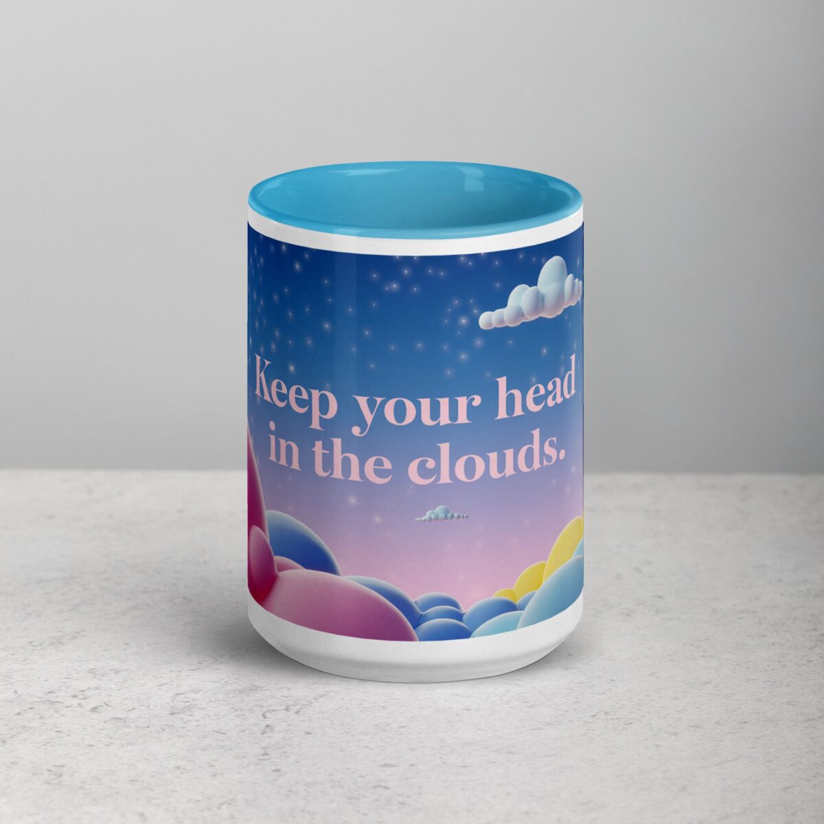 Keep Your Head in the Clouds. Inspirational Mug - Image 16