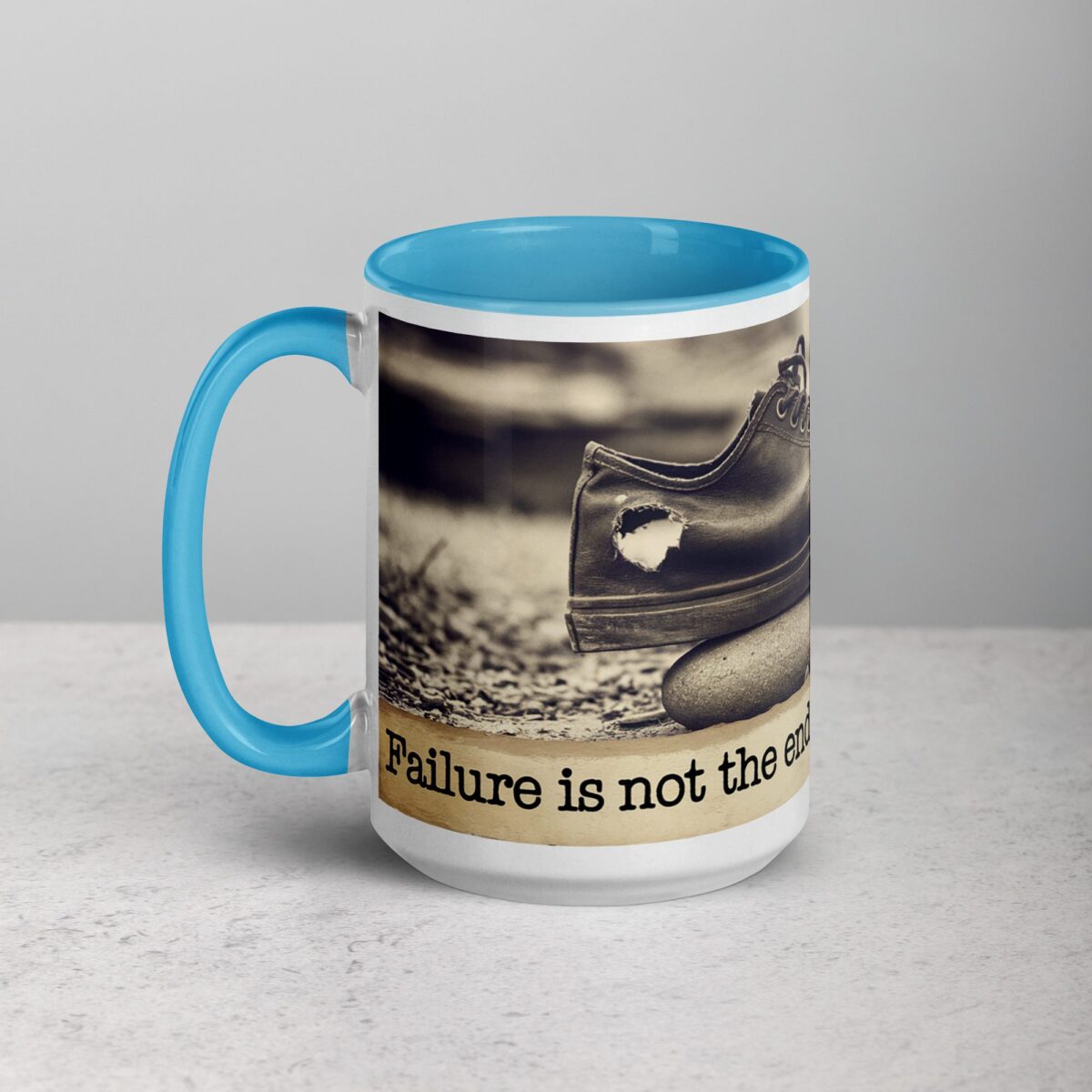 Failure is Not the End, It's a Stepping Stone. Inspirational Mug - Image 17