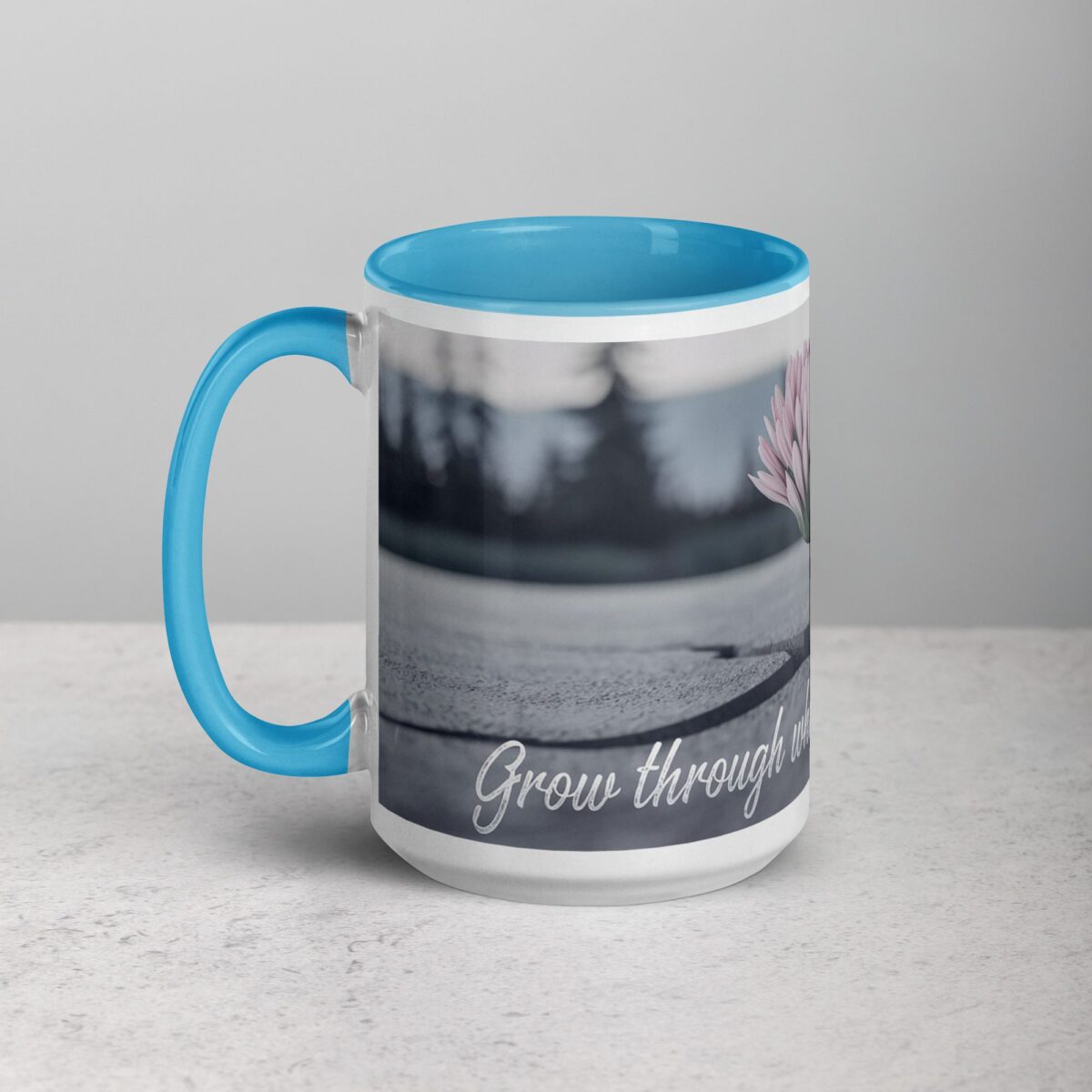 Grow Through What You Go Through. Inspirational Mugs - Image 17