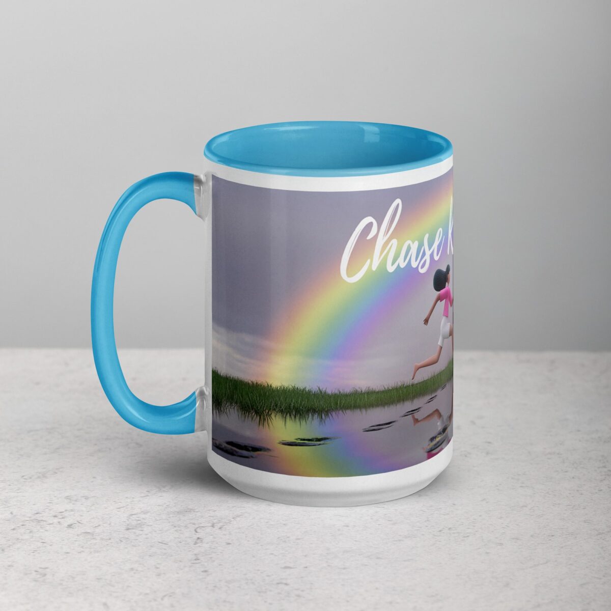 Chase Rainbows. Inspirational Mug - Image 17