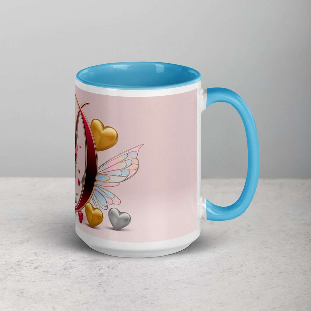 D - Letter Monogram Coffee Mug & Tea Cup - Image 18