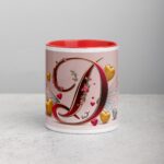 D - Letter Monogram Coffee Mug & Tea Cup - Image 7