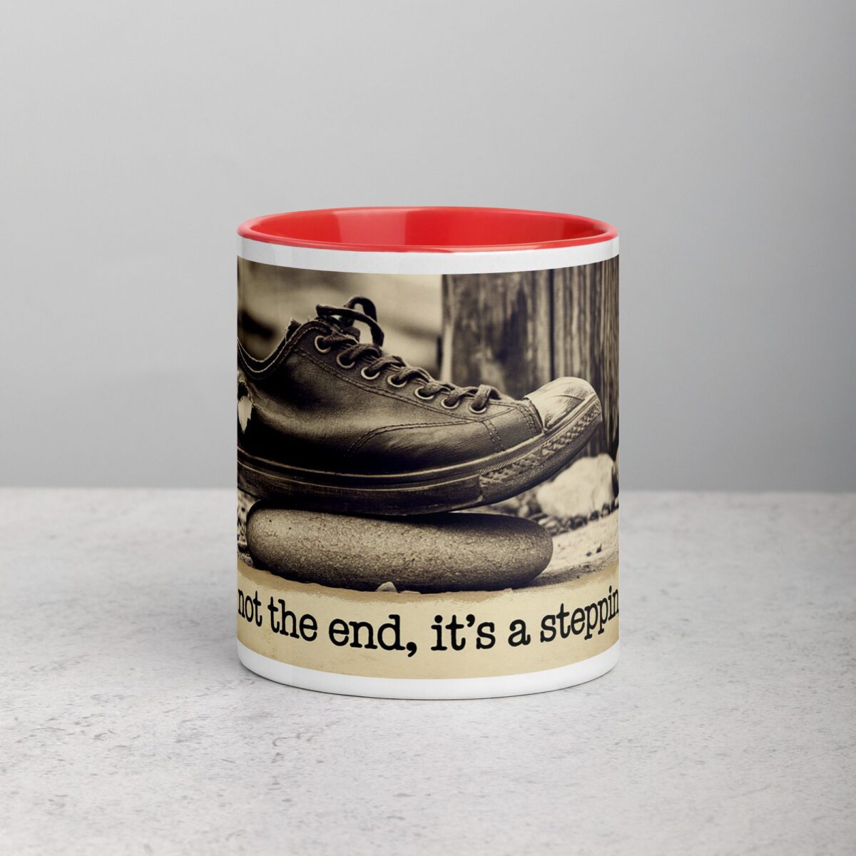 Failure is Not the End, It's a Stepping Stone. Inspirational Mug - Image 7