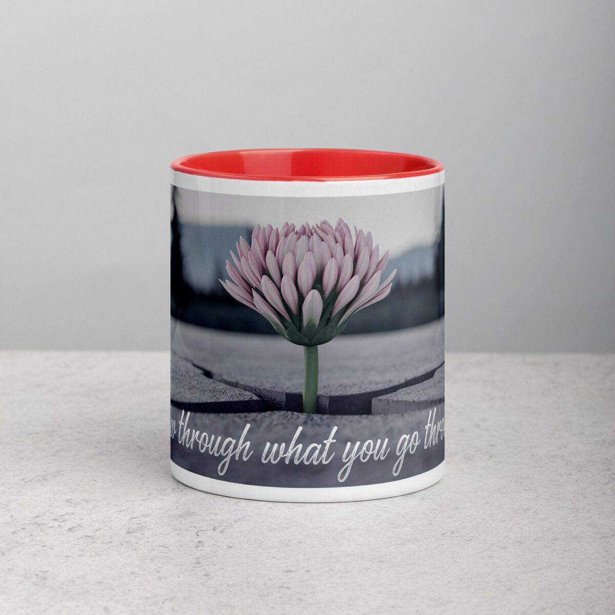 Grow Through What You Go Through. Inspirational Mugs - Image 7