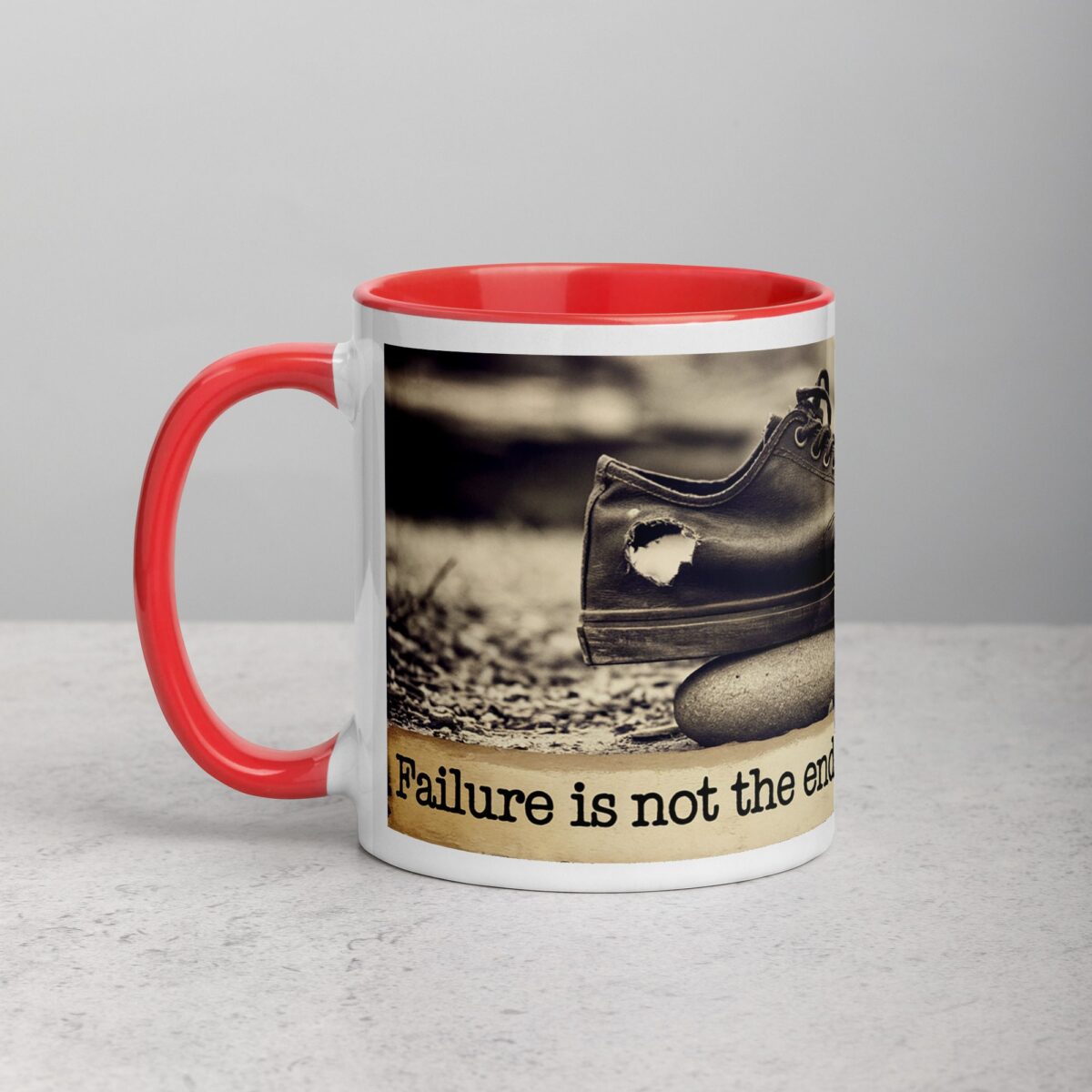Failure is Not the End, It's a Stepping Stone. Inspirational Mug - Image 8
