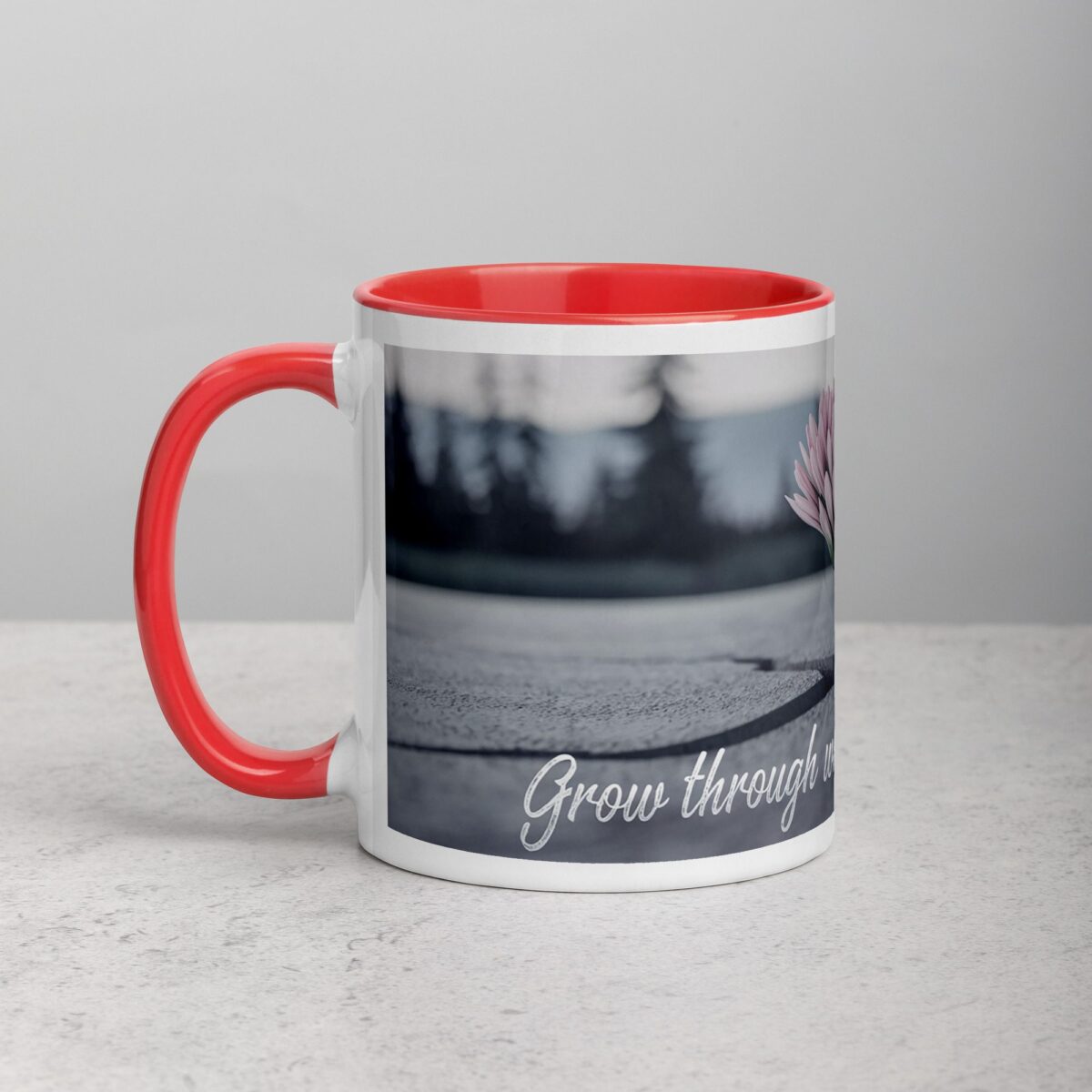 Grow Through What You Go Through. Inspirational Mugs - Image 8