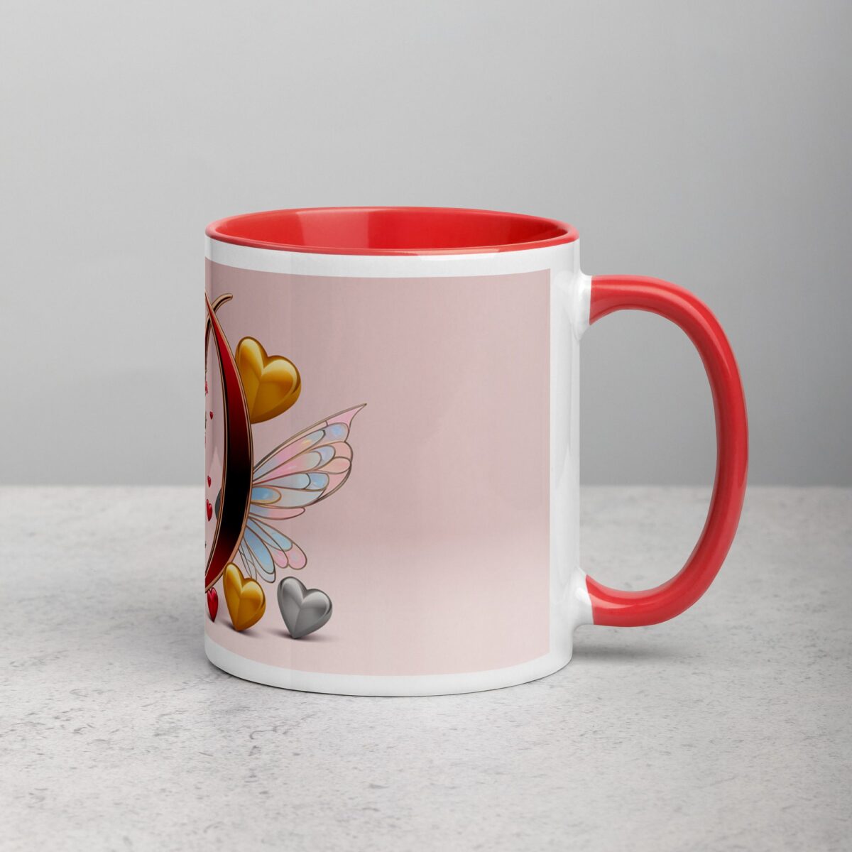 D - Letter Monogram Coffee Mug & Tea Cup - Image 9