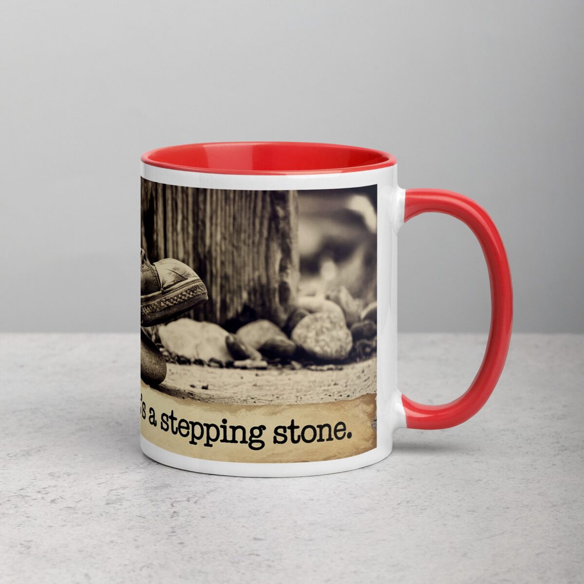 Failure is Not the End, It's a Stepping Stone. Inspirational Mug - Image 9