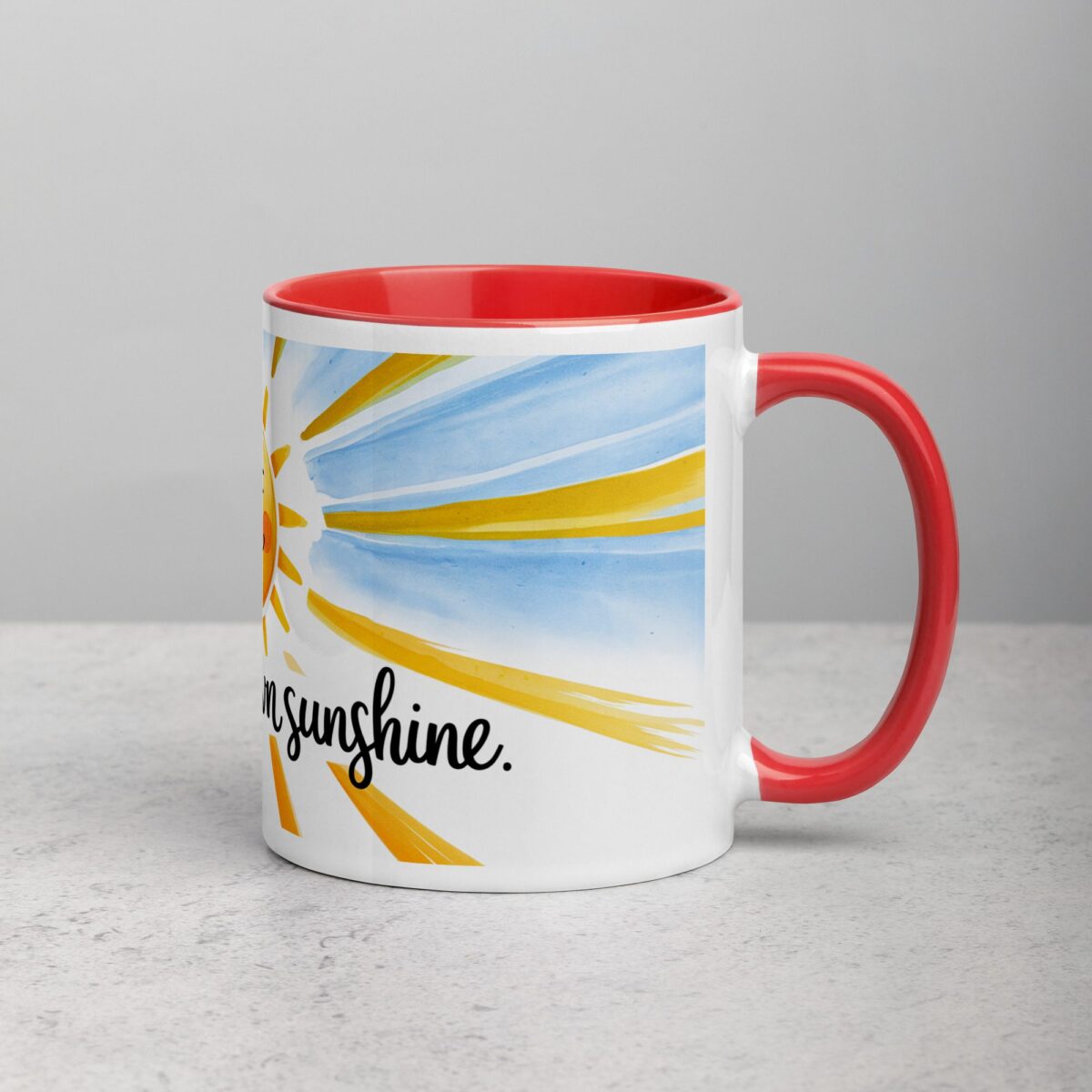 Create Your Own Sunshine. Inspirational Mug - Image 9