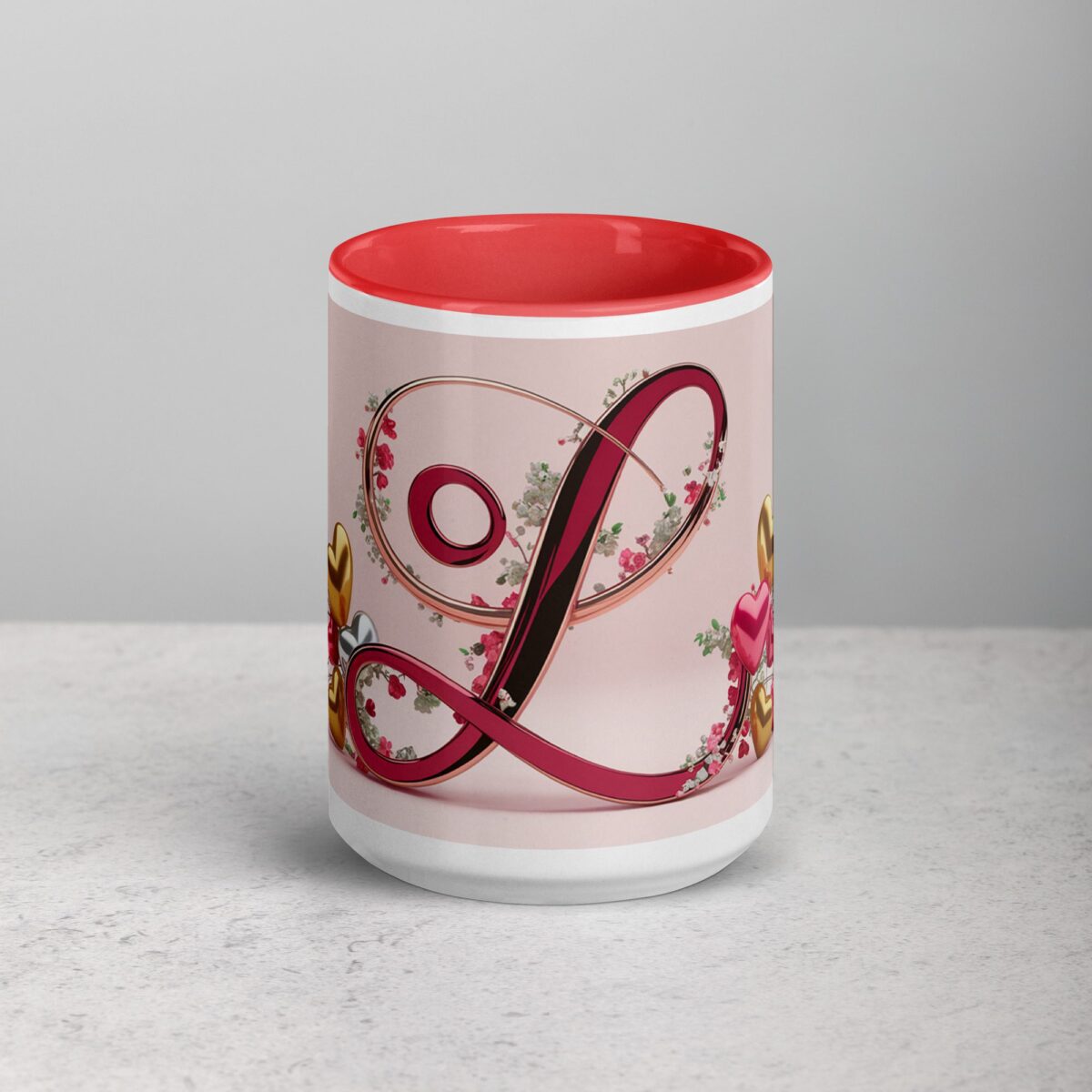 L - Letter Monogram Coffee Mug & Tea Cup - Image 10