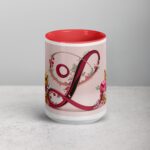 L - Letter Monogram Coffee Mug & Tea Cup - Image 10