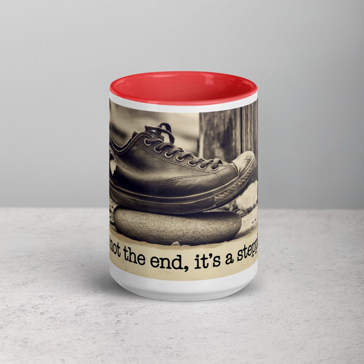 Failure is Not the End, It's a Stepping Stone. Inspirational Mug - Image 10
