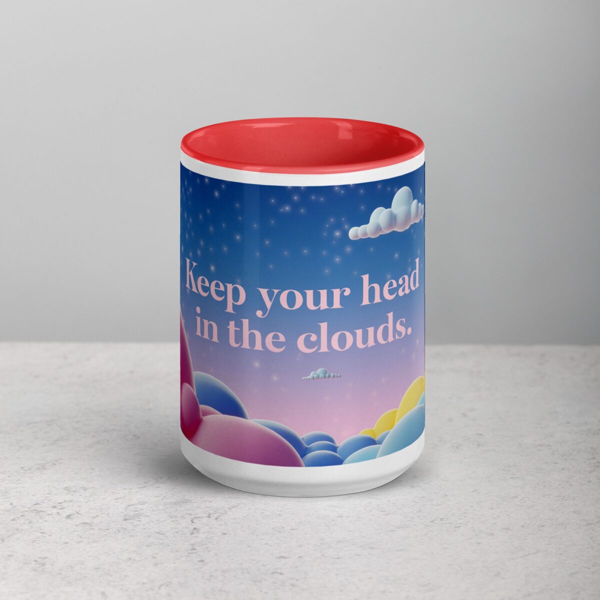 Keep Your Head in the Clouds. Inspirational Mug - Image 10