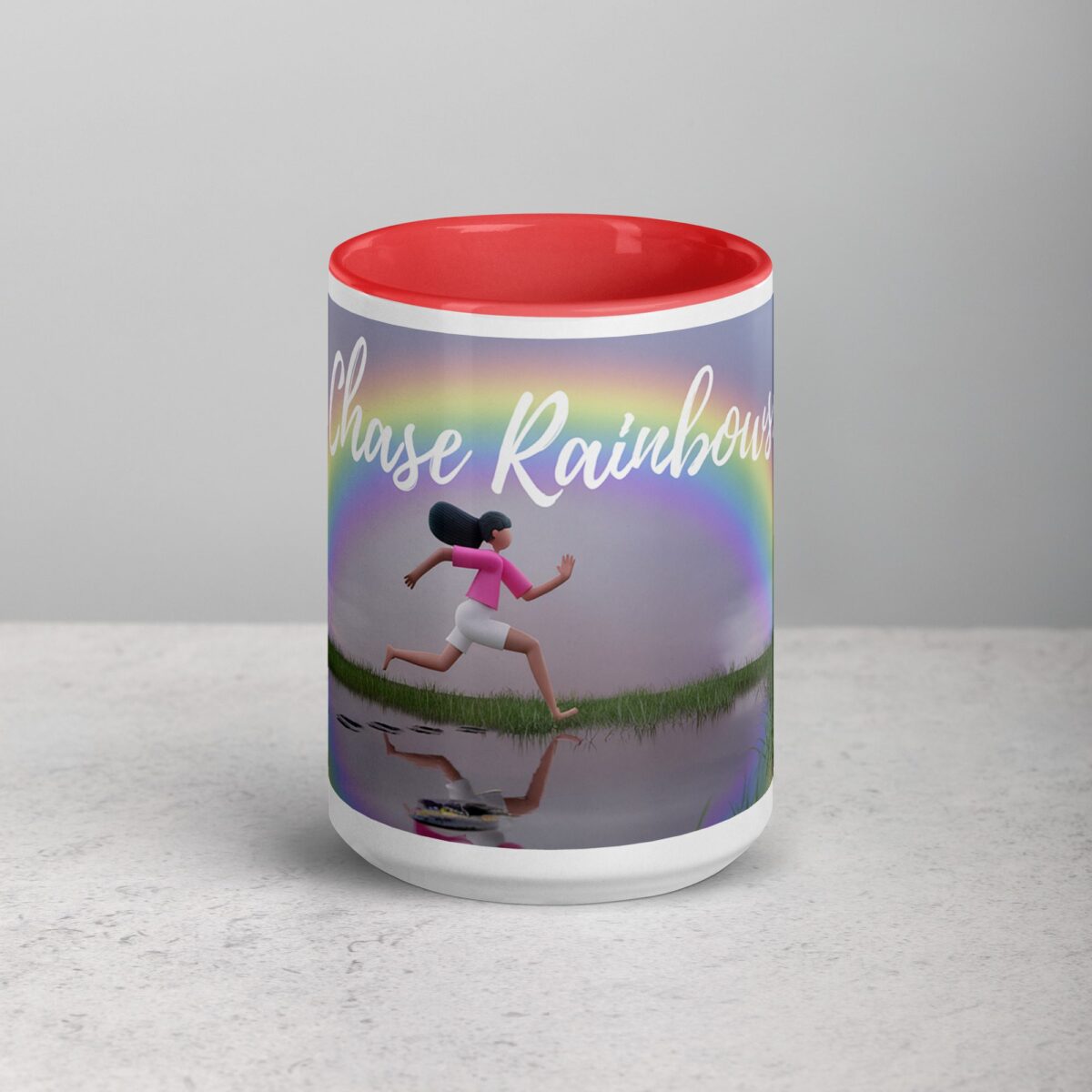 Chase Rainbows. Inspirational Mug - Image 10