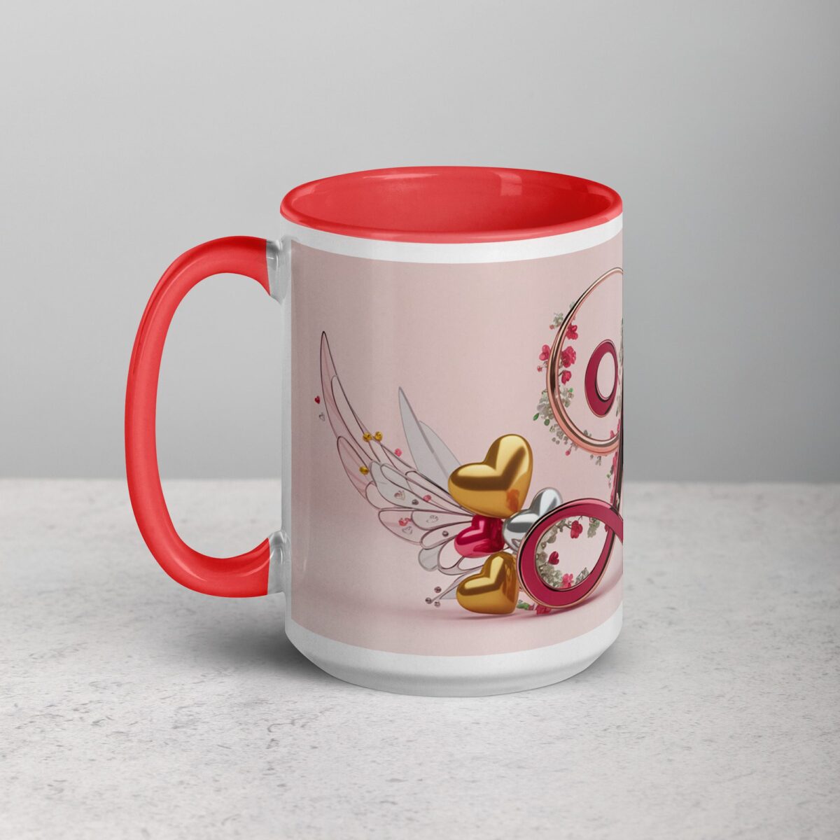 L - Letter Monogram Coffee Mug & Tea Cup - Image 11